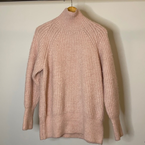 ZARA PINK KNIT SWEATER - Picture 1 of 2